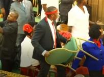 Mass brawl breaks out in Ugandan parliament