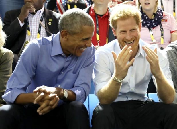 Prince Harry Barack Obama