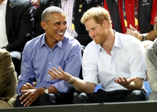 Prince Harry Barack Obama