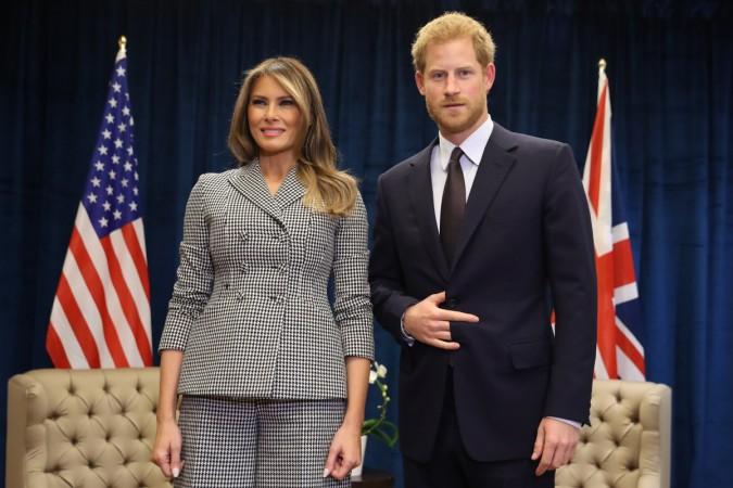 Prince Harry Melania Trump