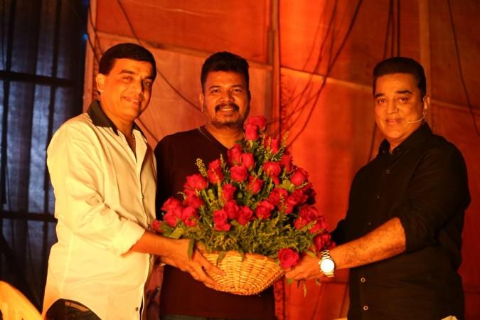 Shankar with Kamal Haasan. Shankar with Kamal Haasan