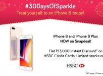 Snapdeal, Unbox Diwali sale, Apple, iPhone 8, iPhone 8 Plus, deals, best offers