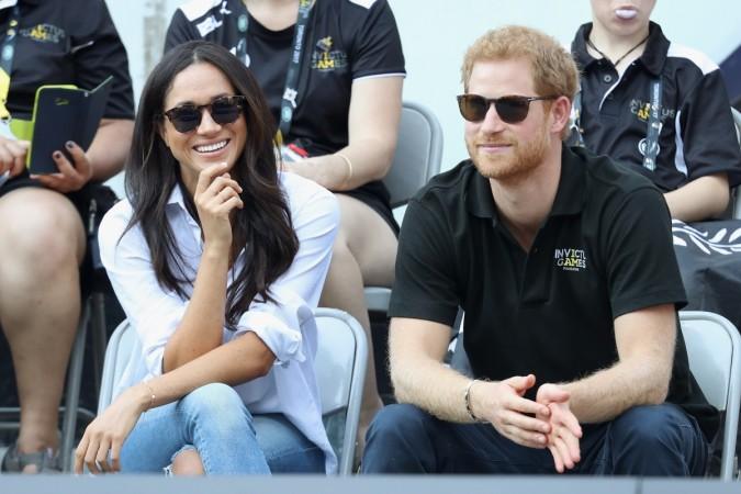 Prince Harry and Meghan Markle attend a Wheelchair Tennis match during the Invictus Games 2017 at Nathan Philips Square on September 25, 2017, in Toronto, Canada Prince Harry and Meghan Markle