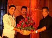 Director Shankar and producer Dil Raju at Kamal Haasan's Indian at the grand finale of Bigg Boss Tamil