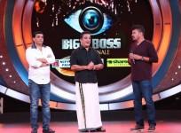 Director Shankar and producer Dil Raju at Kamal Haasan's Indian at the grand finale of Bigg Boss Tamil