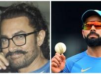 Aamir Khan and Virat Kohli