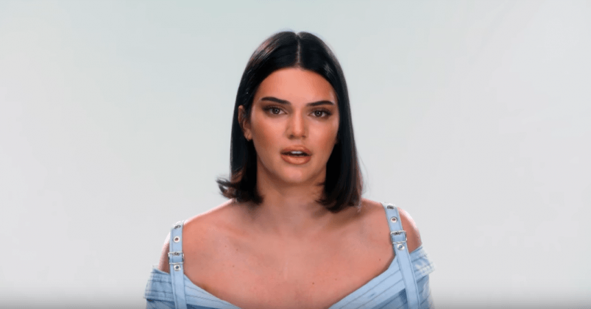 Kendall Jenner breaking down on the episode. kendall jenner