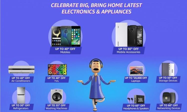Amazon Great Indian Sale Diwali Edition: Huge discounts on mobiles, Smart LED TVs and more in the offing Amazon, Great Indian Sale, Diwali edition, best offers on mobile, Smart TVs