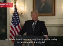President Trump calls Las Vegas mass shooting an act of pure evil