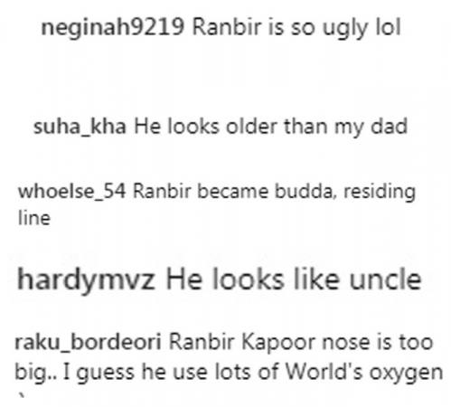 Ranbir Kapoor gets trolled on Instagram