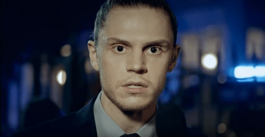 A still from the latest episode. evan peters