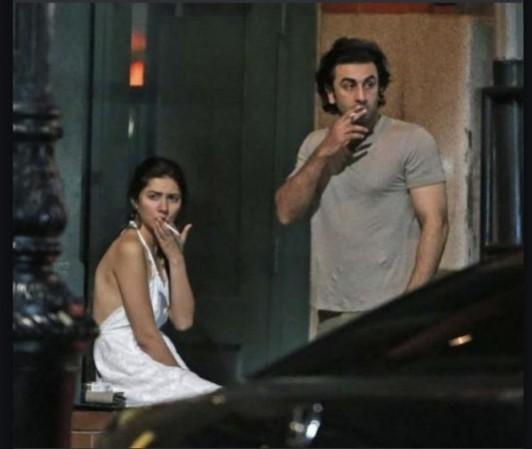 Mahira Khan and Ranbir Kapoor Ranbir Kapoor and Mahira Khan