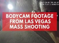 Las Vegas police video shows officers scrambling for cover in barrage of bullets