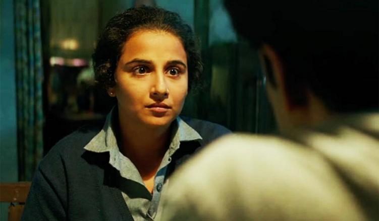A still from Kahaani 2. Vidya Balan encounter with man masturbating