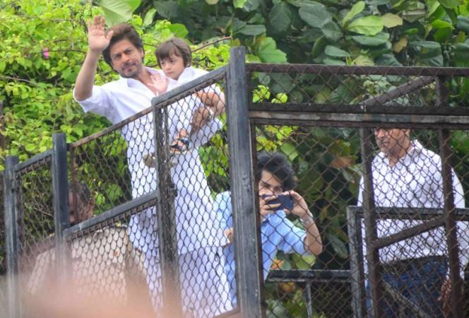Shah Rukh Khan and AbRam Shah Rukh Khan and AbRam