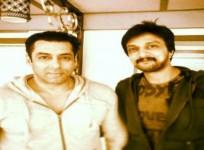 Sudeep with Salman Khan