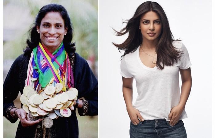 PT Usha and Priyanka Chopra PT Usha, Priyanka Chopra