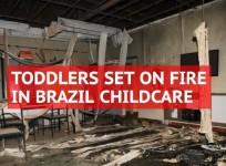 At least 6 toddlers killed after sacked guard sets fire to childcare in Brazil