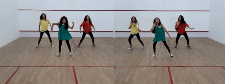 Ahaana Krishna's sisters perform Jimikki Kammal dance. Ahaana Krishna, Ahaana Krishna sisters