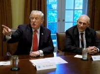 United States President, Donald John Trump and White House Chief of Staff John Francis Kelly