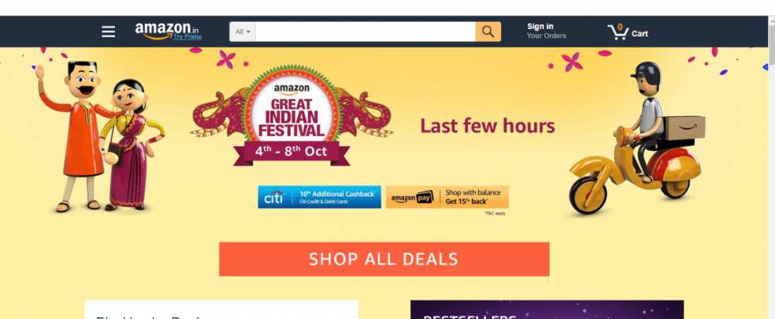 Amazon Great Indian Festival Screenshot Amazon