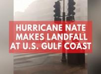 Hurricane Nate makes landfall at US Gulf Coast