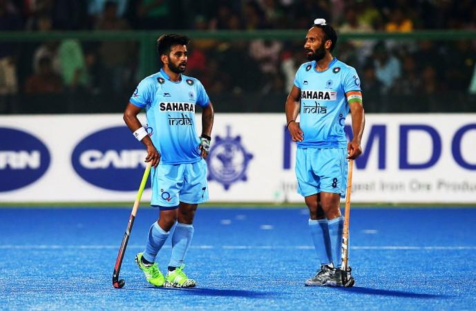 File photo of captain Manpreet Singh and Sardar Singh Manpreet Singh and Sardar Singh