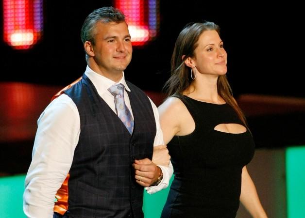 Shane McMahon with his sister Stephanie McMahon shane mcmahon, wwe