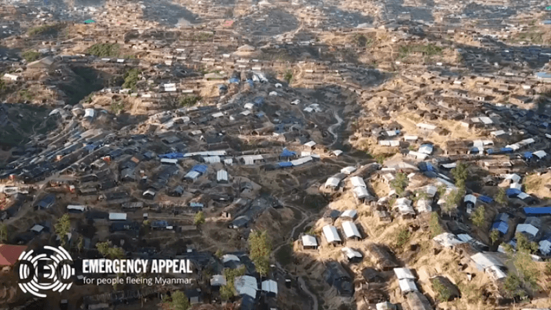 Drone footage of Rohingya refugee camps shows colossal scale of crisis Drone footage of Rohingya refugee camps shows colossal scale of crisis