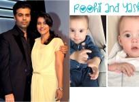 Karan Johar Kajol Twins Roohi and Yash