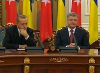 Turkeys president Erdogan struggles to stay awake during briefing in Kiev