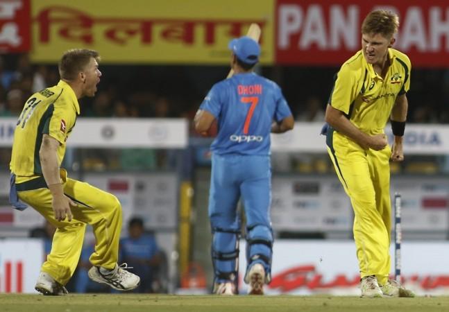 Adam Zampa was impressive for Australia on Tuesday David Warner