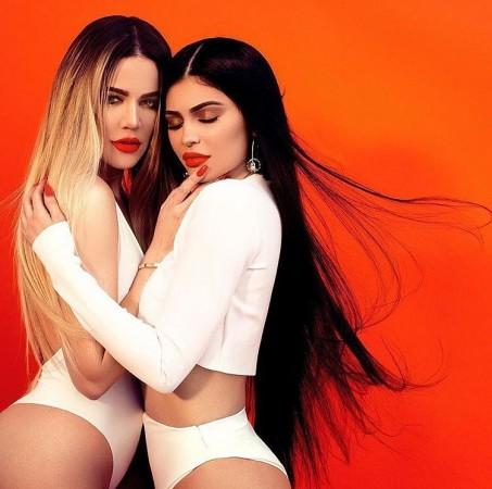 Khloe Kardashian and Kylie Jenner. Khloe and Kylie