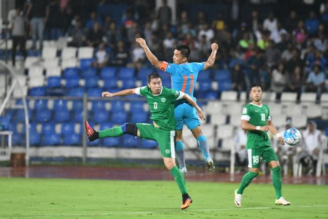 India danced to victory against Macau on a rainy night in Bengaluru on Wednesday indian football