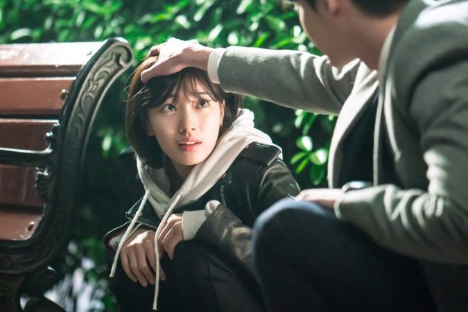 A behind-the-scene still of SBS drama While You Were Sleeping. While You Were Sleeping