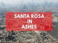 Drone footage shows fire decimated Santa Rosa