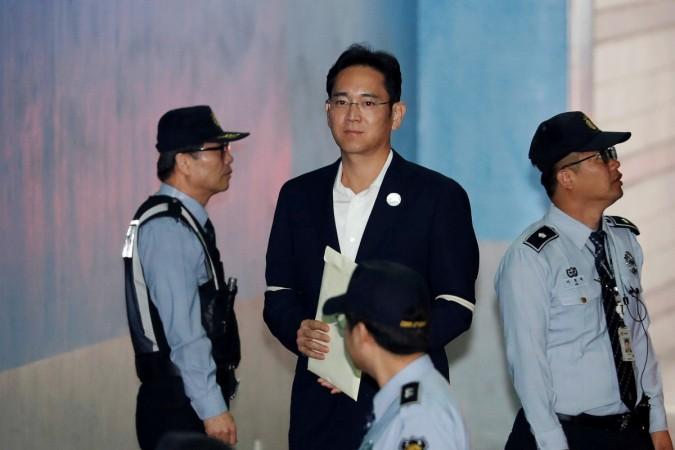Samsung Electronics Vice Chairman, Jay Y. Lee, arrives at a court in Seoul, South Korea, October 12, 2017. Samsung Jay Y. Lee