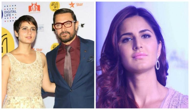Aamir Khan, Fatima Sana Shaikh and Katrina Kaif Aamir Khan, Fatima Sana Shaikh and Katrina Kaif