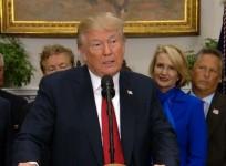 President Trump signs executive order to rollback Obamacare