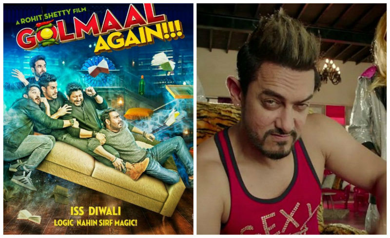It's Another Diwali Clash Of Titans As Ajay's 'Golmaal' Takes On Aamir's  'Superstar