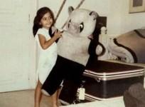 Childhood picture of Sonam Kapoor