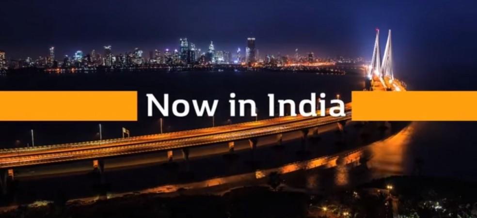 The advertorial ends with a line, 'Now in India' The advertorial ends with a line, 'Now in India'