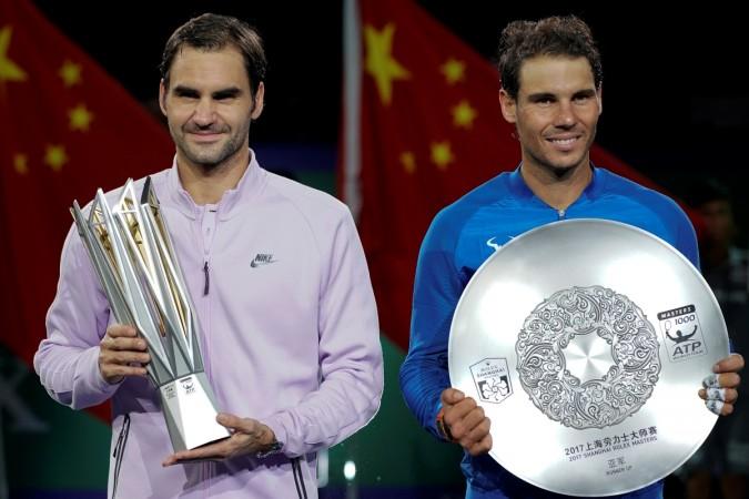 Roger Federer defeated Rafael Nadal in the final to win the Shanghai ...