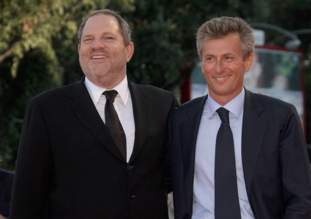 Producer Harvey Weinstein and Fabrizio Lombardo attend the Michael Clayton Premiere in Venice during day 3 of the 64th Venice Film Festival on August 31, 2007 in Venice, Italy. Producer Harvey Weinstein and Fabrizio Lombardo