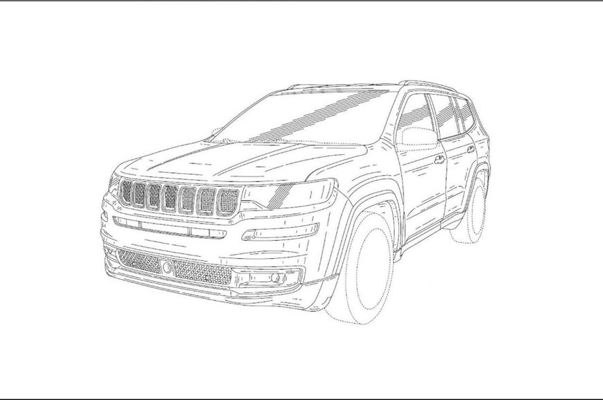 7-seat Jeep SUV patent image 7-seat Jeep SUV patent image