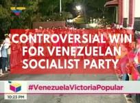 Controversial win for Venezuelan Socialist Party