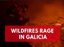 Deadly wildfires continue to rip through Galicia, Spain