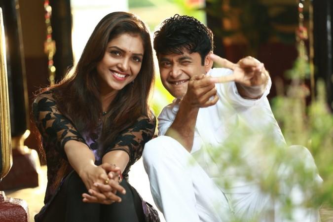 Sharan with Sanchita Padukone in Sathya Harishchandra. Sharan with Sanchita Padukone in Sathya Harishchandra