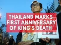 Thailand marks one-year anniversary of late kings death