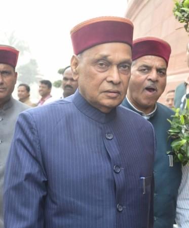 Former Himachal Pradesh Chief Minister and BJP leader Prem Kumar Dhumal. Prem Kumar Dhumal